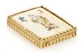 A 14 Karat Yellow Gold and Ivory Mahjong Tile Charm