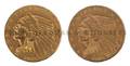 Two American 25 Indian Gold Coins
