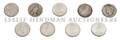 A Group of Peace Dollars