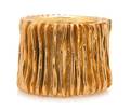 A Christian Lacroix Gold Wooden Cuff