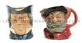 Two English Toby Mugs Royal Doulton