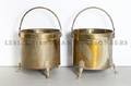 A Pair of Copper Cauldrons