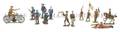 A Collection of French and English Toy Lead Soldiers