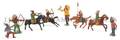 A Collection of French and English Toy Lead Cowboys and Indians