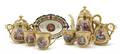 An Assembled Royal Vienna Style Tea Service