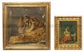 A Collection of Four Framed Decorative Works