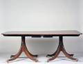 GEORGE III STYLE TWO PEDESTAL DINING TABLE