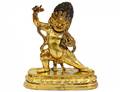 GILT BRONZE FIGURE OF VAJRAPANI BODHISATTVA