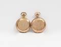 TWO GOLD FILLED POCKET WATCHES