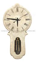 An Alabaster Wall Clock E Howard