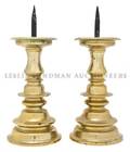 A Pair of Brass Pricket Sticks