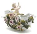 A Continental Porcelain Figural Bowl