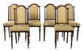 A Set of Six Louis Philippe Style Mahogany Side Chairs