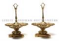 A Pair of Empire Style Gilt Metal Centerpieces