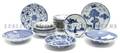 A Collection of Nineteen Asian Blue and White Plates