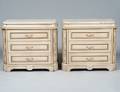 PAIR OF REGENCE STYLE PAINTED NIGHT STANDS