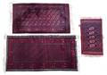 A Group of Three Bukara Wool Rugs