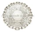 An English Silverplate Salver Sheffield