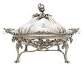 A Silverplate Lidded Serving Dish