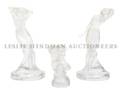 Three Lalique Glass Decorative Figures