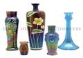 A Collection of Iridescent Glass Articles