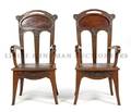 A Pair of French Art Nouveau Armchairs