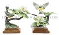 A Pair of Royal Worchester Doughty Birds Parula Warbler