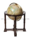 An Illuminated Floor Globe Replogle