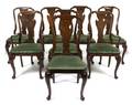 A Set of Eight Mahogany Dining Chairs Baker