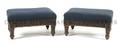 A Pair of Victorian Walnut Footrests