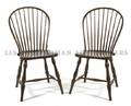 A Pair of Windsor Style Side Chairs