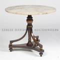 A Neoclassical Style Rosewood Side Table