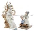 Two Porcelain Lladros Figures