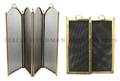 Two Brass and Mesh Fire Screens