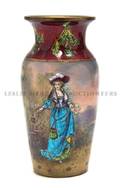 An Austrian Enameled Vase