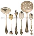 A Collection of Sterling and Silverplate Flatware