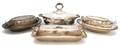 A Collection of Four Silverplate Covered Entrees