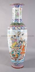 A Famille Rose Palace Vase
