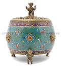 A Chinese Cloisonne Censer