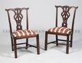 A Pair of Chippendale Style Side Chairs
