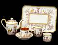 SIX PIECE PARIS PORCELAIN BACHELORS SET