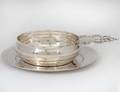 TIFFANY  CO STERLING SILVER PORRINGER AND PLATE