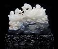 A Chinese Jade Carving of Geese