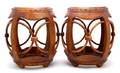 A Pair of Huanghuali Stools