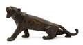 A Japanese Bronze Model of a Tiger