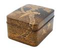 A Japanese Lacquer and Gilt Box