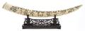 A Carved Chinese Elephant Ivory Tusk