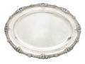 An English Silver Oval Meat Tray Paul Storr