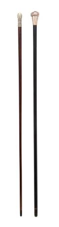 Two American Silver Mounted Canes