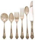An American Sterling Silver Flatware Service for Twelve Reed and Barton